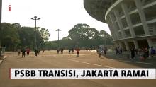 PSBB Transisi, Warga Kembali Padati Stadion Utama GBK untuk Berolahraga
