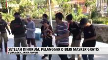 Untuk Efek Jera, Petugas Satpol PP Surabaya Hukum Warga yang Tak Pakai Masker dengan Berjoget