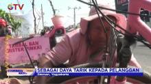 Mister Pinkki, Jasa Tambal Ban Bernuansa Pink Curi Perhatian Pengendara