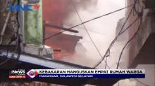 Kebakaran Pemukiman Padat Penduduk di Makassar