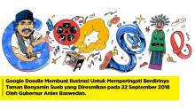H. Benyamin Sueb Jawara Seniman Betawi, Ilustrasi Google Doodle
