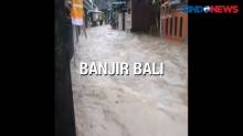 Hujan Lebat di Bali Menyebabkan Banjir dan Tembok Rutan Roboh