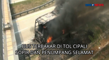 Bus Terbakar di Tol Cipali, Sopir dan Penumpang Selamat