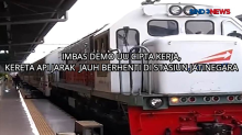 Imbas Demo, Kereta Jarak Jauh Berhenti di Stasiun Jatinegara