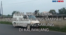 Viral, Pengendara Mobil Boks Buang Sampah ke Kalimalang