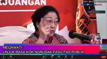 Megawati : Unjuk Rasa Kok Ngrusak Fasilitas Publik