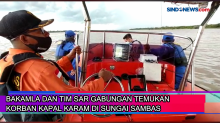 Bakamla dan Tim SAR Gabungan Temukan Korban Kapal Karam di Sunagai Sambas
