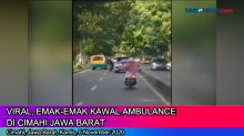 Viral, Emak Emak Kawal Ambulance di Cimahi Jawa Barat