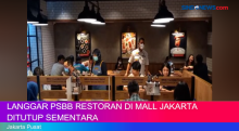 Langgar PSBB Restoran di Mall Jakarta Ditutup Sementara