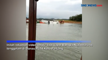 Kapal Membawa 40 Wisatawan Tenggelam di Danau PLTA Koto Panjang Kampar