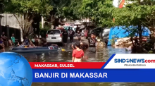 Banjir Landa Perumnas Kelurahan Manggala di Makassar