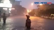 Hujan Deras, Jalan Pasteur Bandung Terendam Banjir