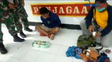 TNI AL dan BNN Tangkap Kurir 2 Kilogram Sabu-Sabu