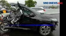 Begini Kondisi Mobil Mendiang Chacha Sherly Usai Tabrakan Beruntun di Tol Semarang