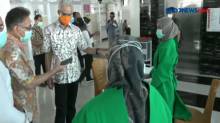 Ganjar Pranowo Meninjau Persiapan Vaksinasi Serentak di Jateng