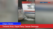 Terseret Arus, Kapal Ferry Tabrak Dermaga Empat Pelabuhan Merak