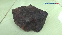 Ini Penampakan Batu Meteor yang Jatuh di Lampung Tengah