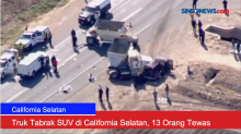 Truk Tabrak SUV di California Selatan, 13 Orang Tewas