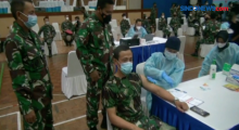 Vaksinasi Ribuan Prajurit TNI AU dan AL