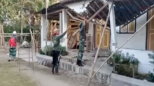 Ratusan Bangunan Rusak Akibat Gempa di Blitar, Jawa Timur