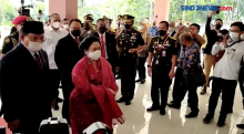 Pengukuhan Gelar Profesor Kehormatan, Megawati Didampingi Menhan Prabowo