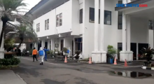 Usai Ditutup, Balai Kota Bogor Disemprot Disinfektan