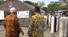 Sidak ke Posko Rescue, Wagub DKI Jakarta Pastikan Kebutuhan Oksigen Cukup