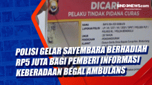 Polisi Gelar Sayembara Berhadiah Rp5 Juta bagi Pemberi Informasi Keberadaan Begal Ambulans