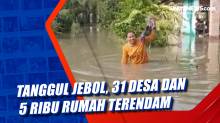 Tanggul Jebol, 31 Desa dan 5 Ribu Rumah Terendam Banjir