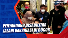 Penyandang Disabilitas Jalani Vaksinasi di Bogor