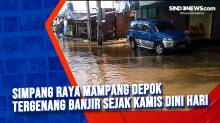 Simpang Raya Mampang Depok Tergenang Banjir Sejak Kamis Dini Hari