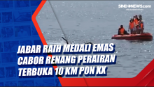 Jabar Raih Medali Emas Cabor Renang Perairan Terbuka 10 KM PON XX