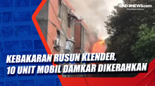 Kebakaran Rusun Klender, 10 Unit Mobil Damkar Dikerahkan