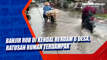 Banjir Rob di Kendal Rendam 6 Desa, Ratusan Rumah Terdampak