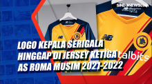 Logo Kepala Serigala Hinggap di Jersey Ketiga AS Roma Musim 2021-2022