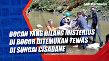 Bocah yang Hilang Misterius di Bogor Ditemukan Tewas di Sungai Cisadane