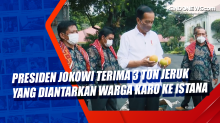 Presiden Jokowi Terima 3 Ton Jeruk yang Diantarkan Warga Karo ke Istana