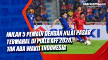 Inilah 5 Pemain Dengan Nilai Pasar Termahal di Piala AFF 2020, Tak Ada Wakil Indonesia