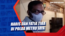 Haris dan Fatia Tiba di Polda Metro Jaya