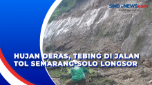 Hujan Deras, Tebing di Jalan Tol Semarang-Solo Longsor