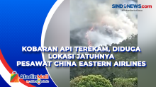 Kobaran Api Terekam, Diduga Lokasi Jatuhnya Pesawat China Eastern Airlines