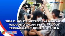 Tiba di Polda Metro Jaya Marshel Widianto Jalani Pemeriksaan Terkait Kasus Konten Asusila