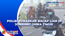 Polisi Bubarkan Balap Liar di Jombang Jawa Timur
