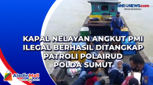 Kapal Nelayan Angkut PMI Ilegal Berhasil Ditangkap Patroli Polairud Polda Sumut