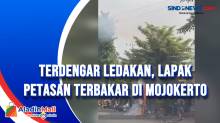 Terdengar Ledakan, Lapak Petasan Terbakar di Mojokerto