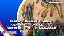 Pabrik Rumahan Pembuat Anak Panah dan Ketapel Digerebek Polisi di Makassar