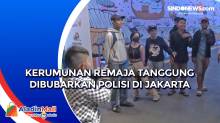 Kerumunan Remaja Tanggung Dibubarkan Polisi di Jakarta