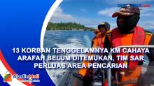 13 Korban Tenggelamnya KM Cahaya Arafah Belum Ditemukan, Tim SAR Perluas Area Pencarian