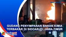 Gudang Penyimpanan Bahan Kimia Terbakar di Sidoarjo, Jawa Timur