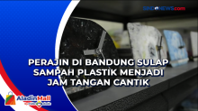 Perajin di Bandung Sulap Sampah Plastik Menjadi Jam Tangan Cantik